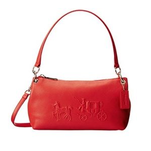 Coach Embossed House & Carraige Charley Crossbody